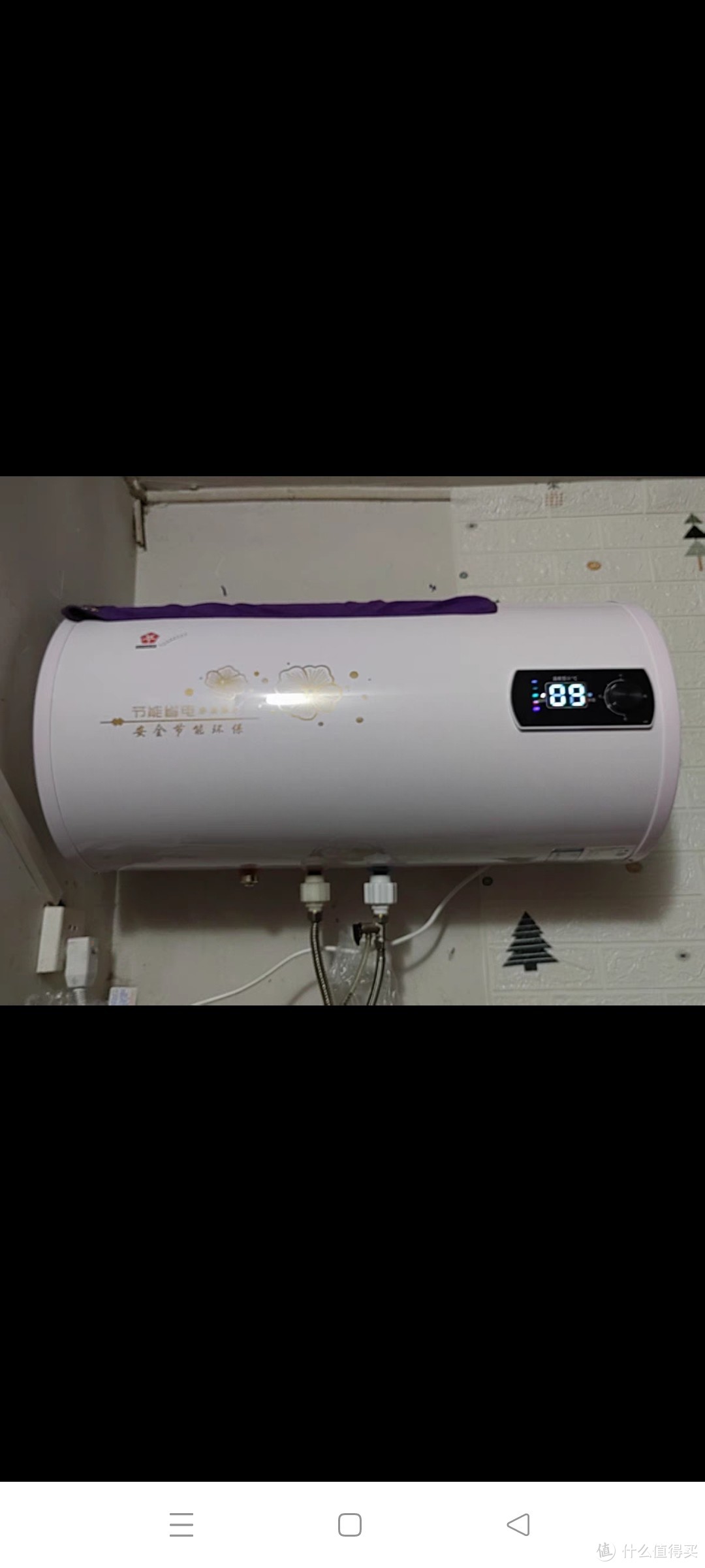 樱花树储水式圆桶扁桶热水器电家用速热洗澡卫生间40升506080租房