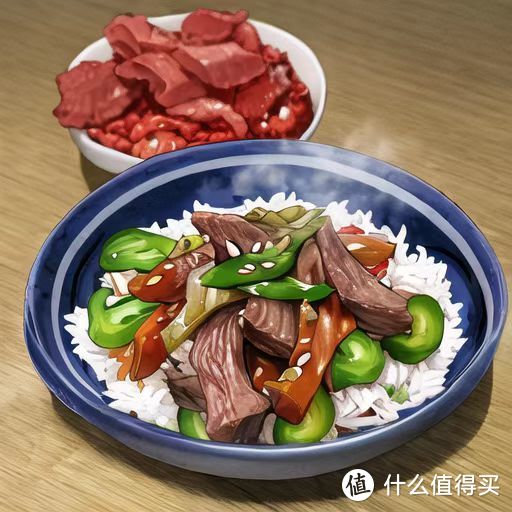 AI出品；辣椒配米饭