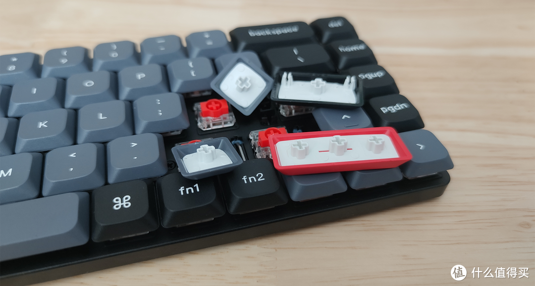 目前最薄的机械键盘？小巧精致的keychron k7pro双模热插拔键盘