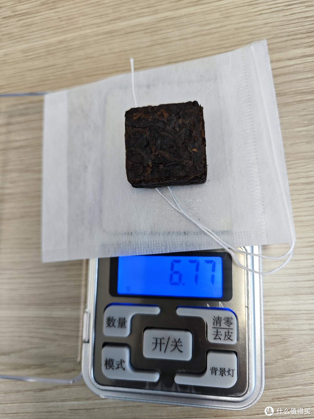 去皮后6.77g