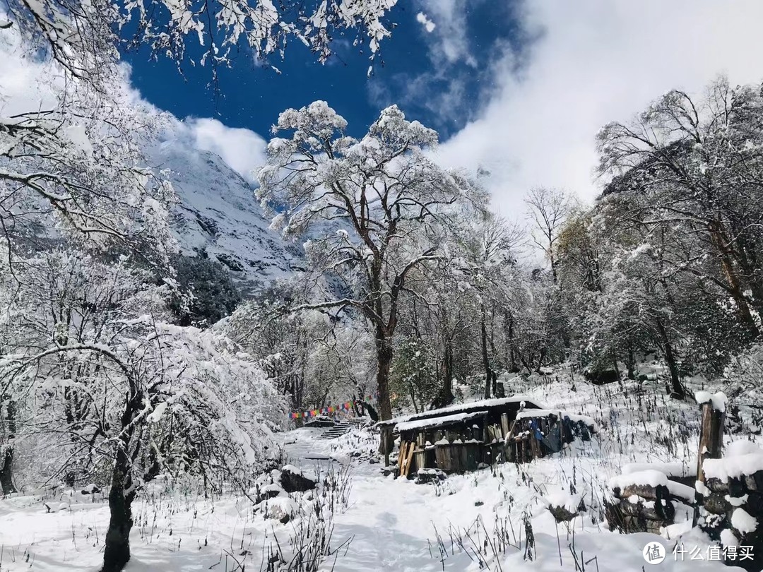 蓝天白雪，心情也很好