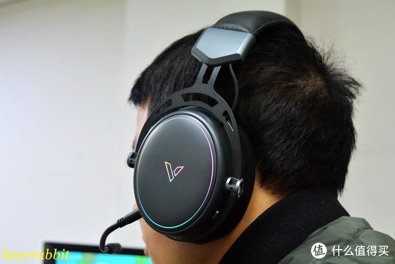 雷柏VH800游戏耳机：无线双模 双音腔 手游端游双兼容