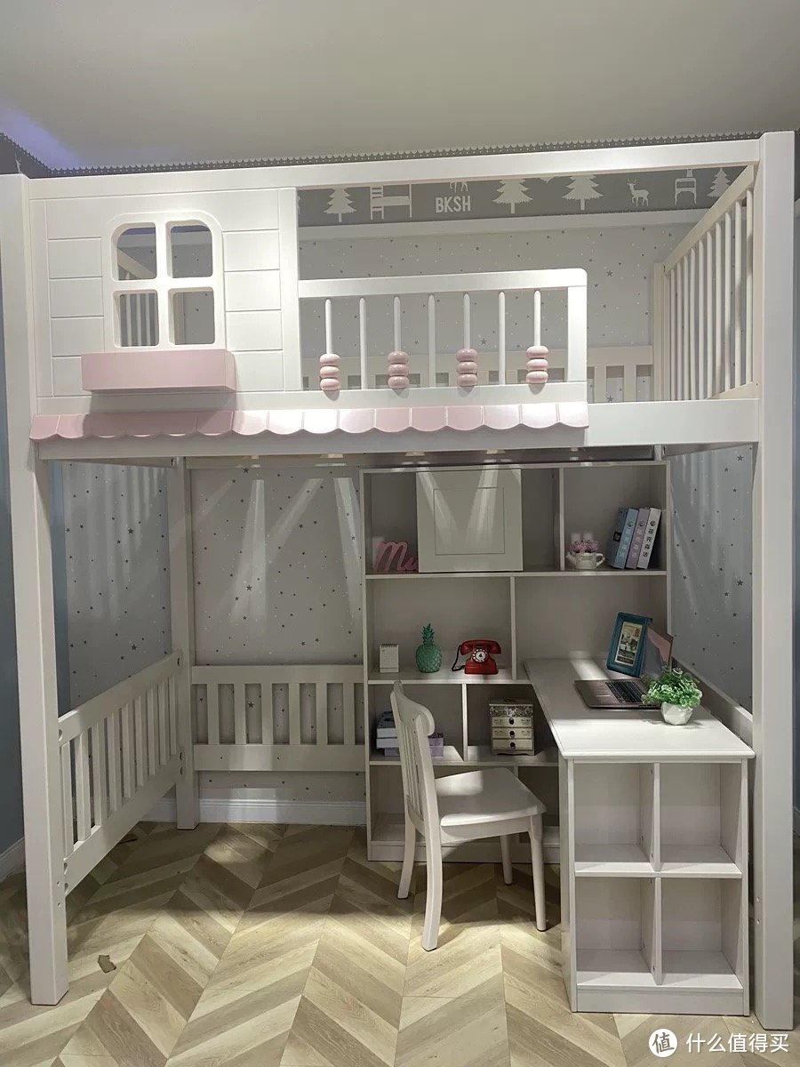 儿童房面积小，用好上下铺，小空间也能秒变大空间哦