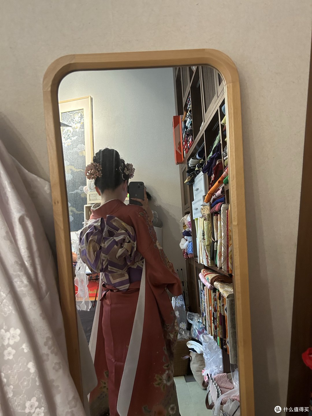 和服初体验。超级华丽的振袖❤️