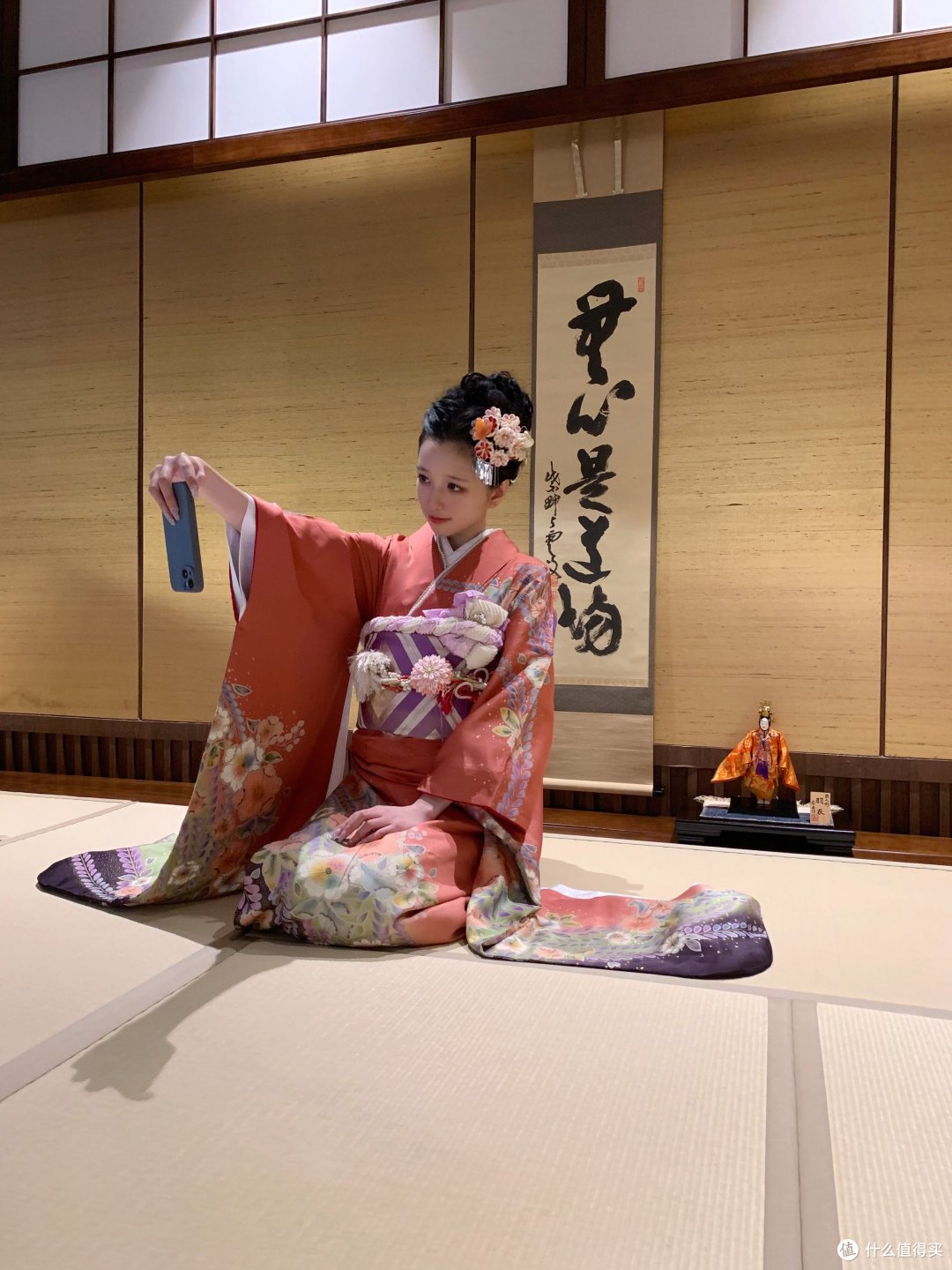 和服初体验。超级华丽的振袖❤️