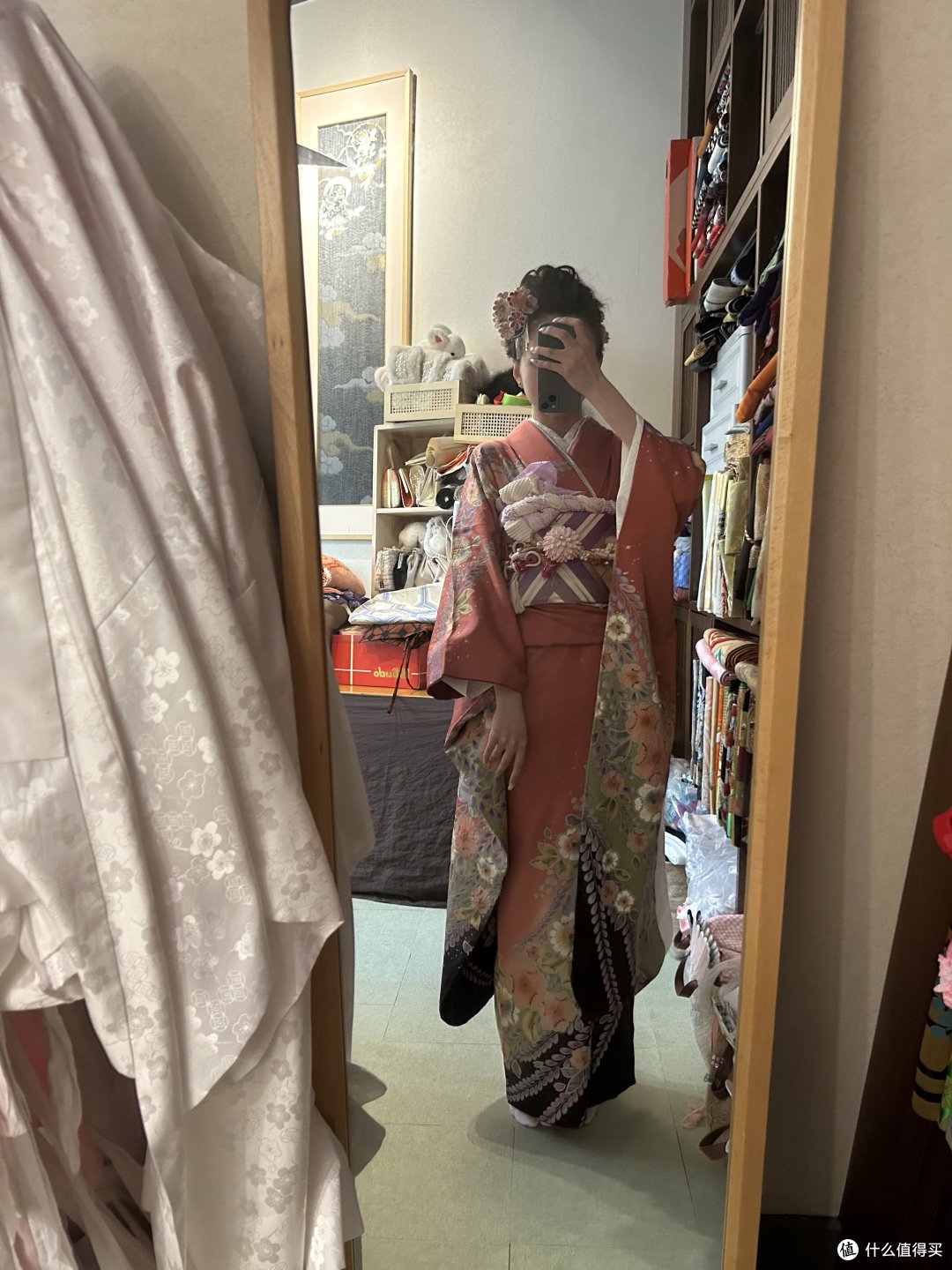 和服初体验。超级华丽的振袖❤️