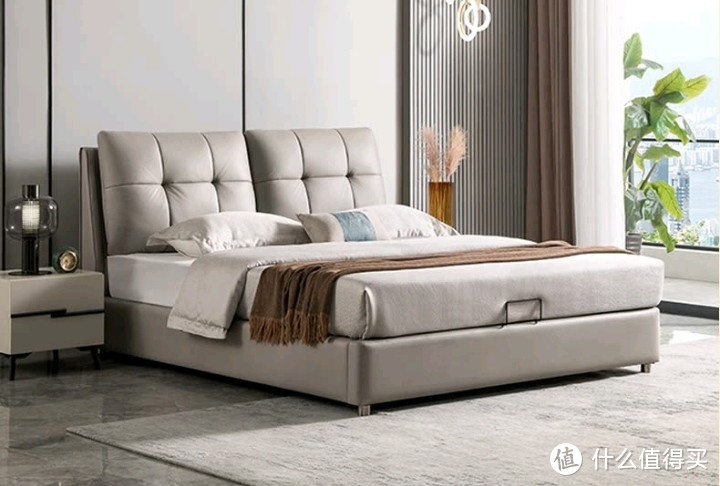 一起聊家装之软装搭配高品质的床怎么能少了，选皮质的还是木质的！