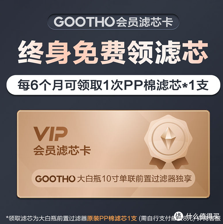 这次选择的前置净水器GOOTHO