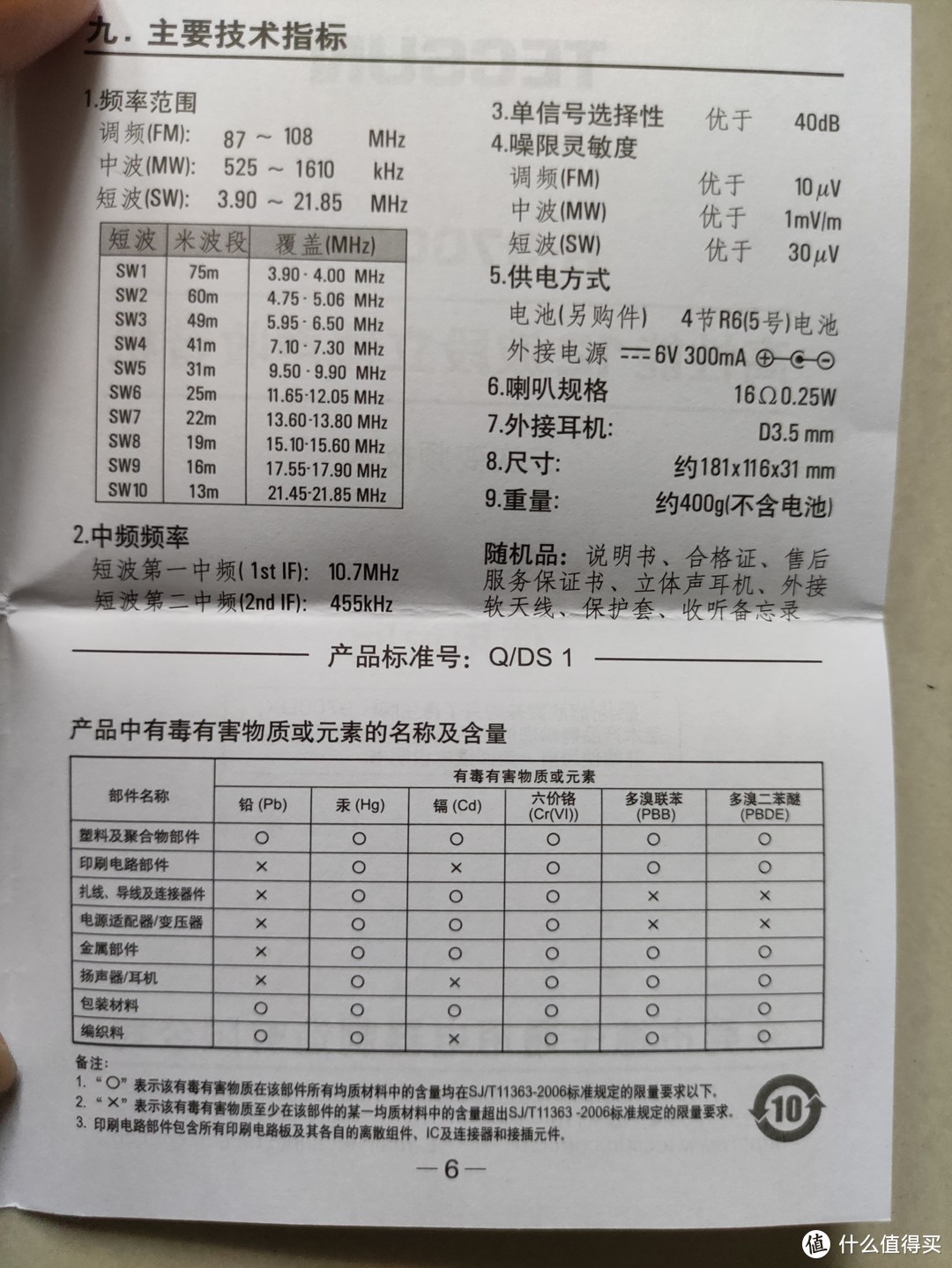 德生R9700DX指针款二次变频收音机分享