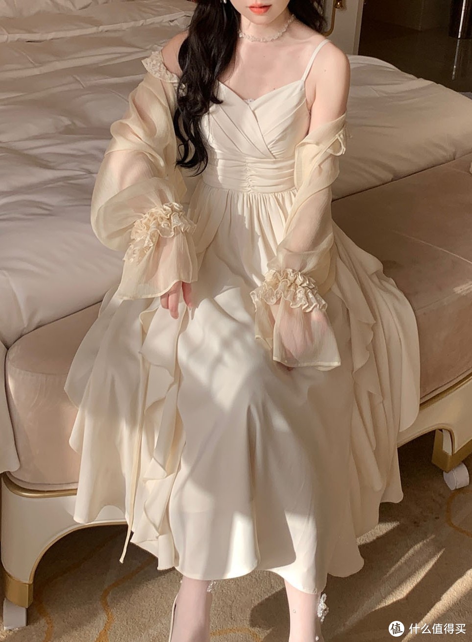 要用最漂亮裙子来迎接夏天(˵¯͒〰¯͒˵)之白色吊带裙系列