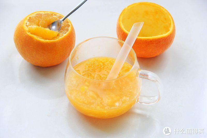 用勺子挖着吃的果冻橙，汁多皮薄甜味浓，老人孩子吃真好