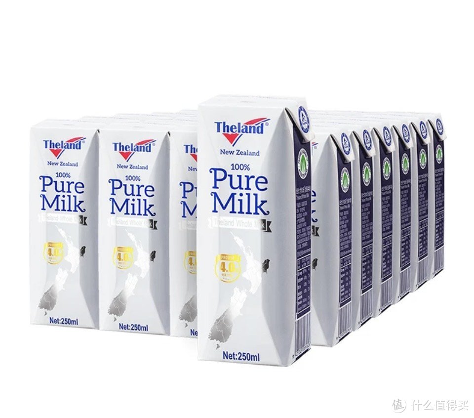 新西兰纽仕兰4.0g蛋白质全脂纯牛奶价格再便宜点就更好了