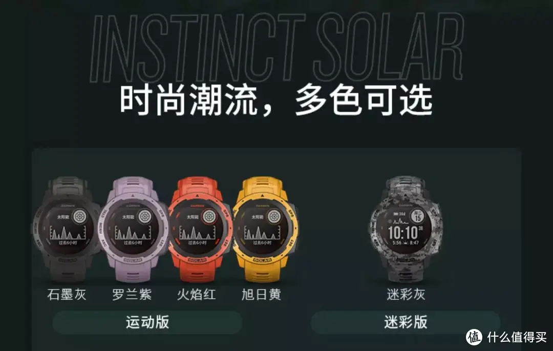 佳明Instinct Solar/本能太阳能GPS户外腕表：有光则有能量