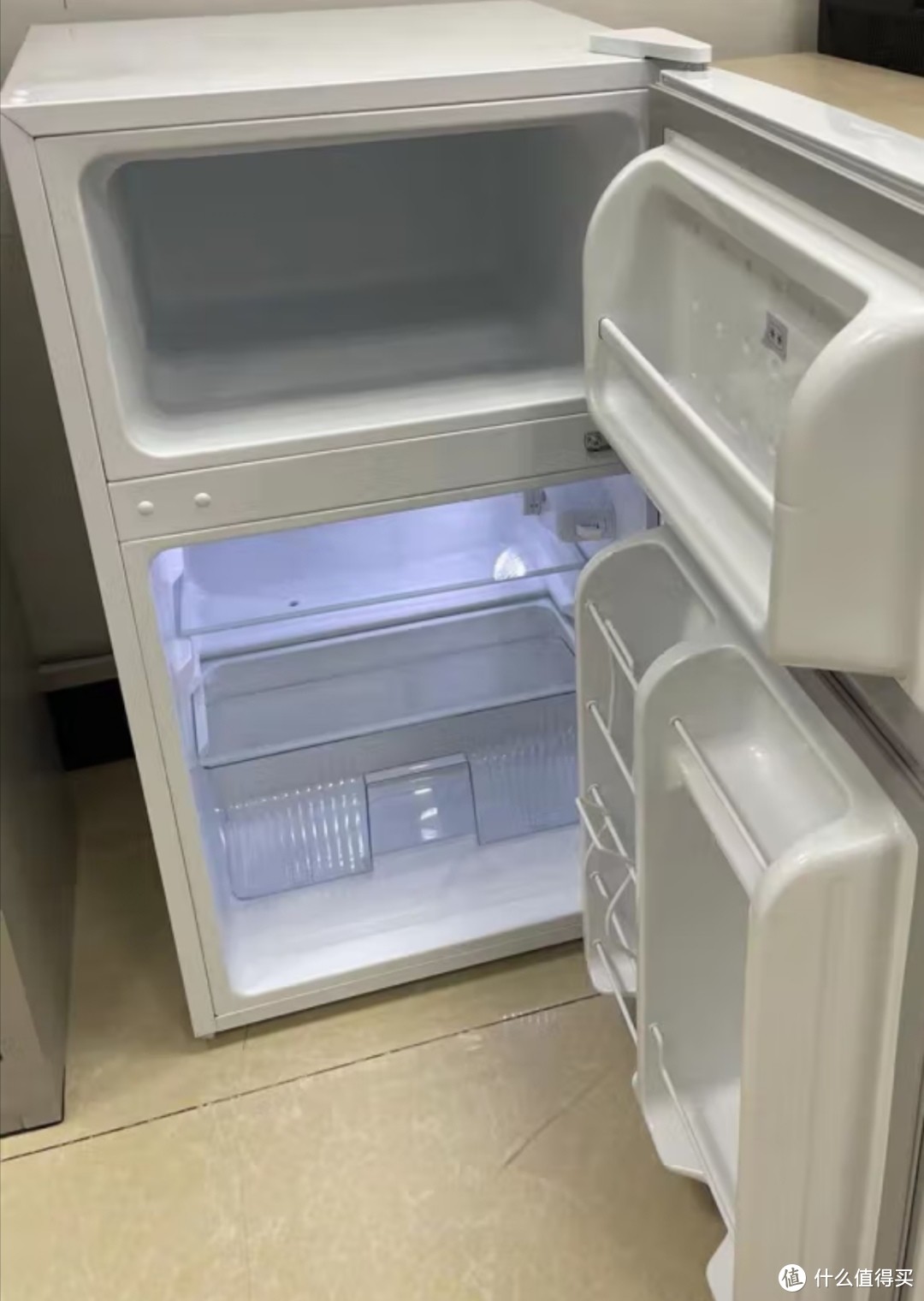 美的小冰箱，双门双温双存