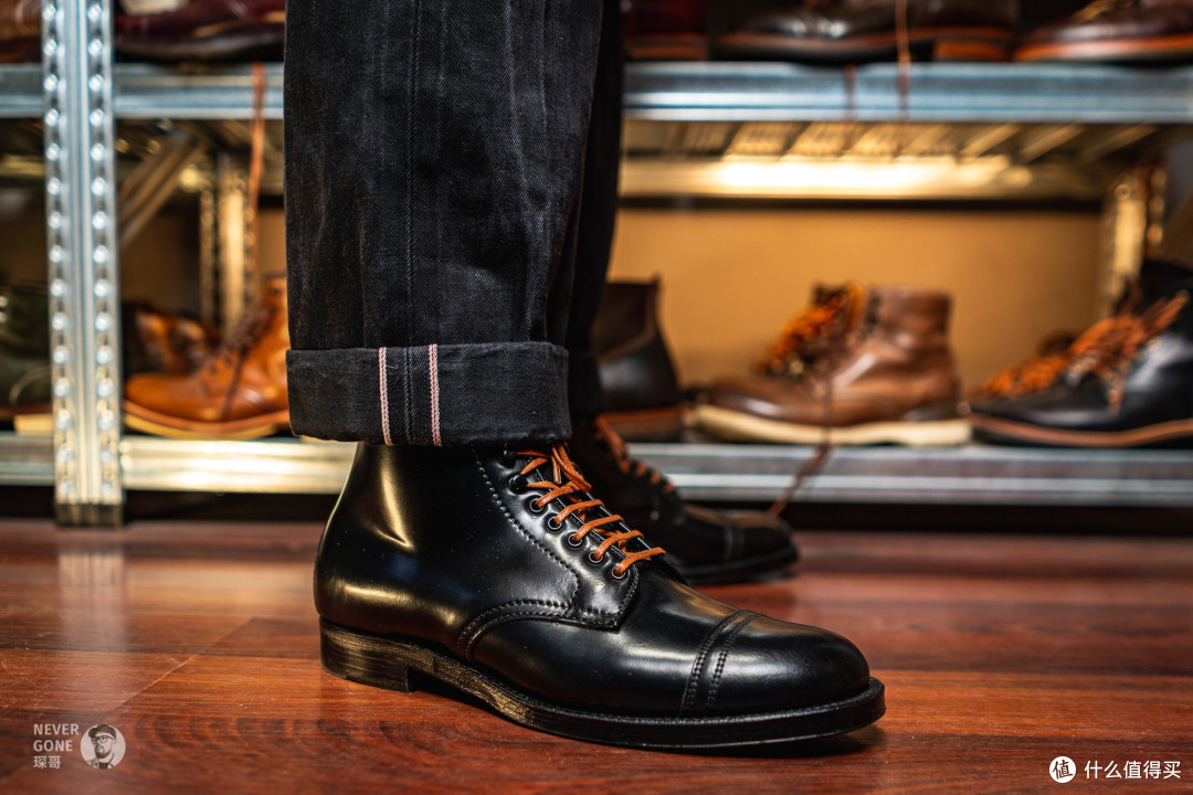 还好没翻车开一双alden最低调的马臀379x黑色马臀军靴