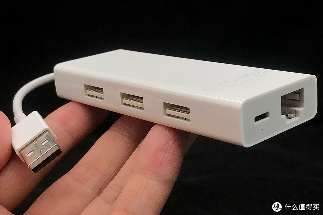 “价格屠夫” 小米USB3.0有线千兆以太网卡转换器HUB拆解报告  ZJQ03TM RTL8153B 可独立供电 做工很苹果