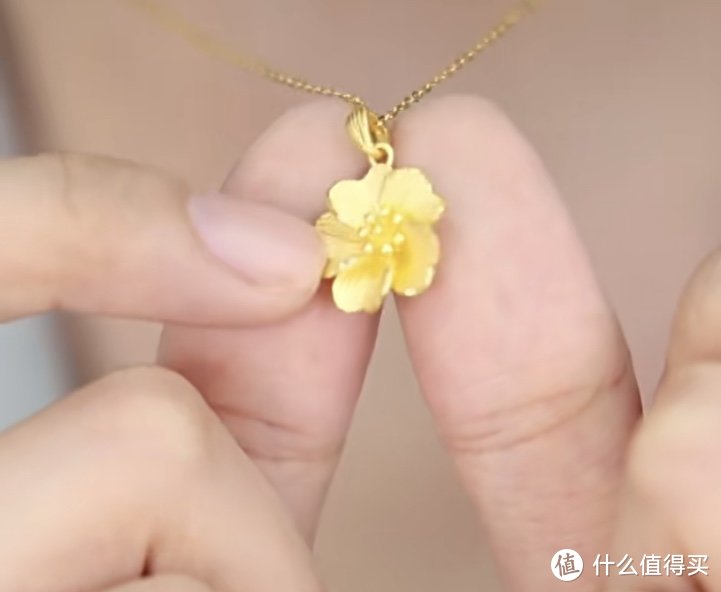 母亲节的礼物：海棠花吊坠