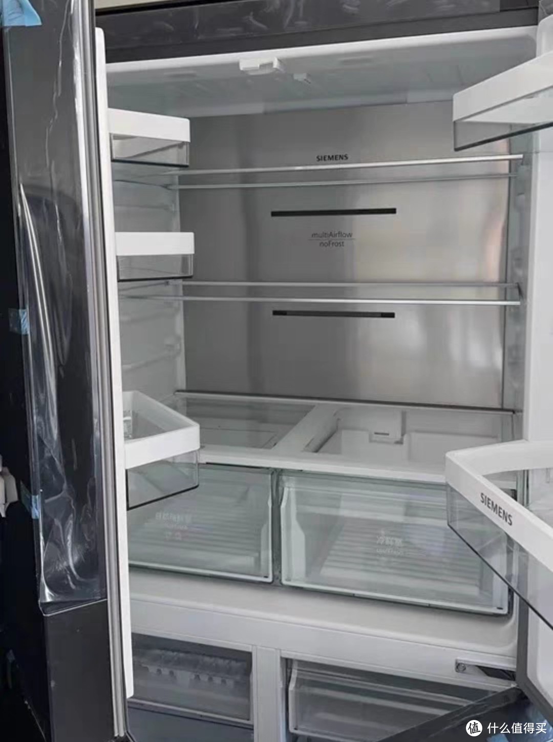 今天推荐西门子605L十字四门双开门一级能效大容量冰箱