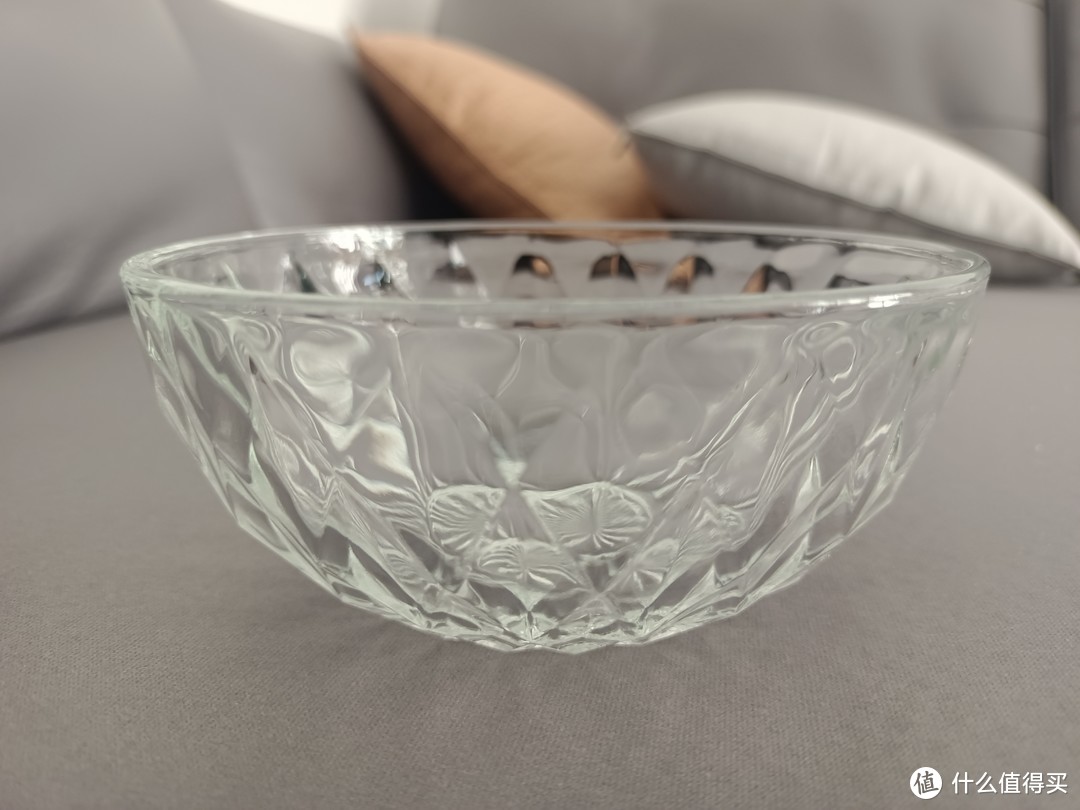 Ins风家用钻石玻璃碗，色彩通透，精致好用