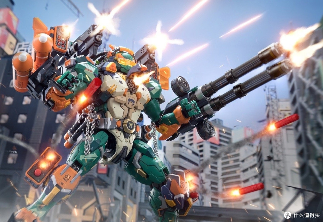 合金机甲忍者神龟第二弹震撼来袭,「米开朗基罗」帅气脏辫造型亮相!