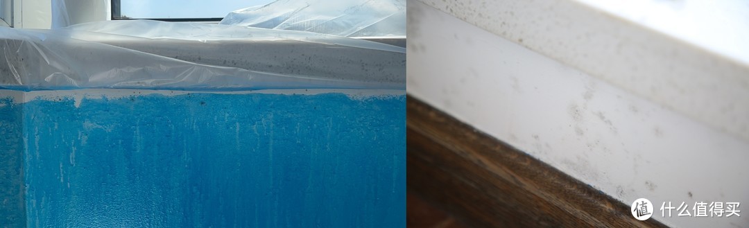 去年9月刚刚选了立邦刷漆，将卧室窗户下面做了防水乳胶漆，但因为潮湿，对霉斑效果依旧不大