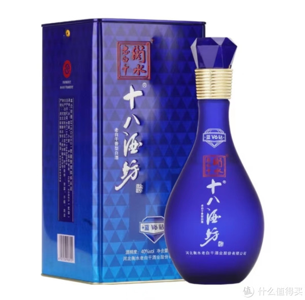 衡水老白干十八酒坊醇柔典范8 39%vol 老白干香型白酒480ml 单瓶装