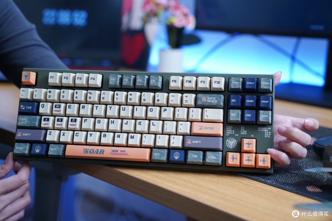 阿米洛勇士·翱翔系列机械键盘,这可能是战争迷最喜欢的键盘了!