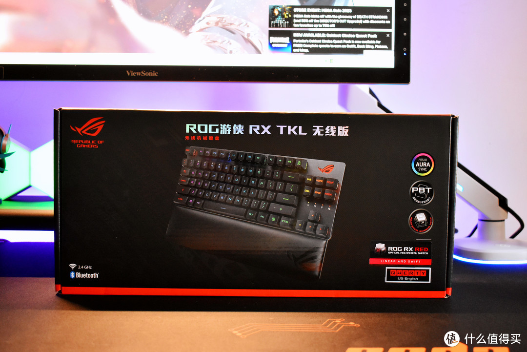 ROG游侠RX TKL无线版：兼备颜值、手感、可玩性