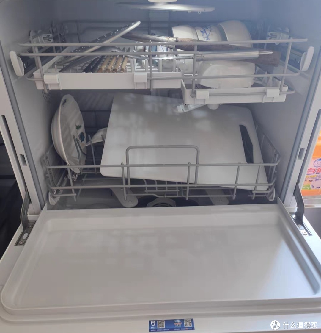 今天推荐米家洗碗机台式小型5套烘干消毒除菌一体洗碗机器