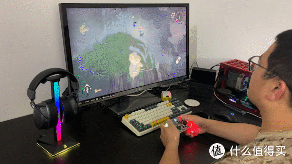 炫彩光效加持，精准操控的游戏利器-盖世小鸡GAMESIR-T4K幻境有线游戏手柄使用体验分享
