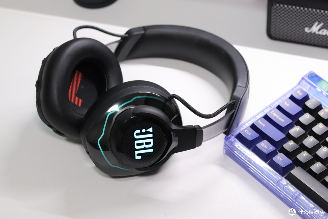 jbl头戴式电竞耳机quantum&nbsp;910:三维环绕,头部跟踪,职业玩家首选