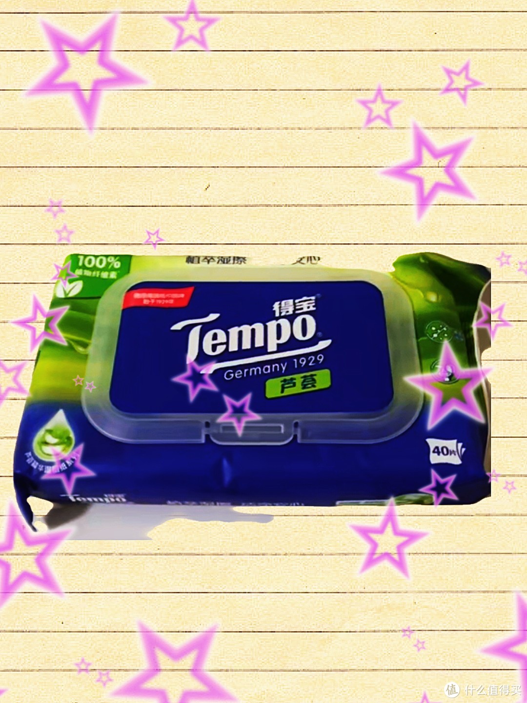 清洁体验极佳的 得宝（TEMPO）湿厕纸（含芦荟植萃精华）