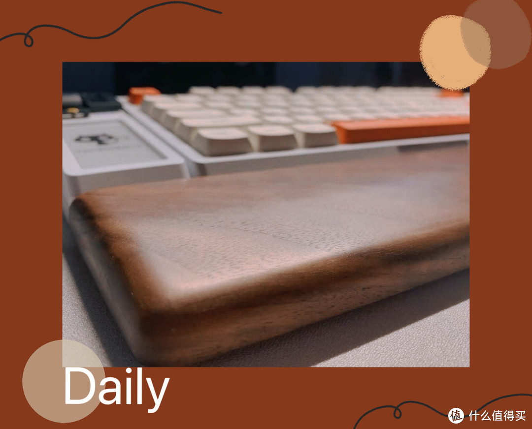 你会选择这样一款实木键盘手托吗