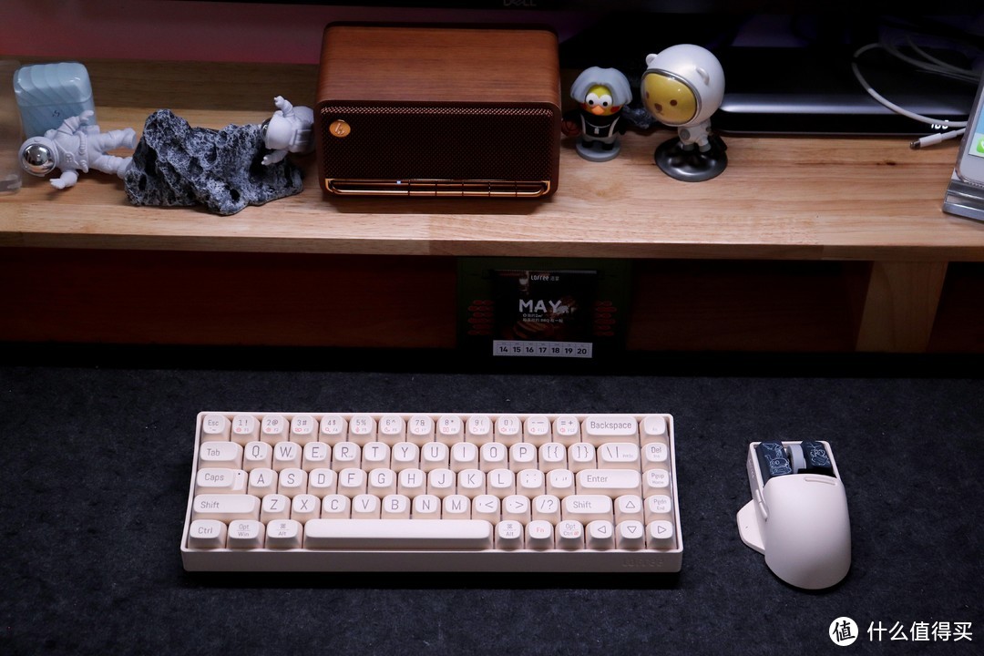 高颜值桌搭好物，键盘鼠标也能玩出新花样，洛斐小翘键鼠套装体验