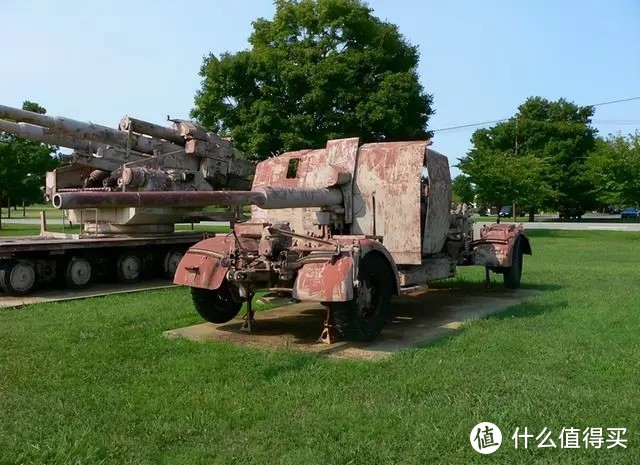 美军缴获的Flak 41，存放于阿伯丁坦克博物馆，保存的状态不是很好。