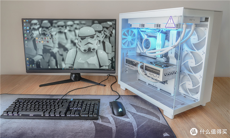 恩杰NZXT H9 Flow机箱+Z790-A D4吹雪+ROG龙王三代360水冷的纯白海景房装机