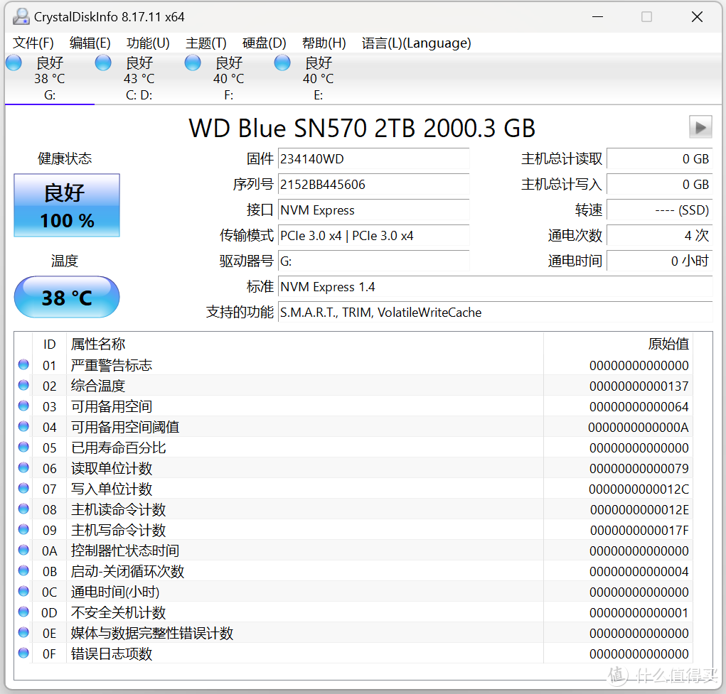PCIe3.0固态天花板——WD SN570 2TB上手实测：全程不掉速真不是噱头
