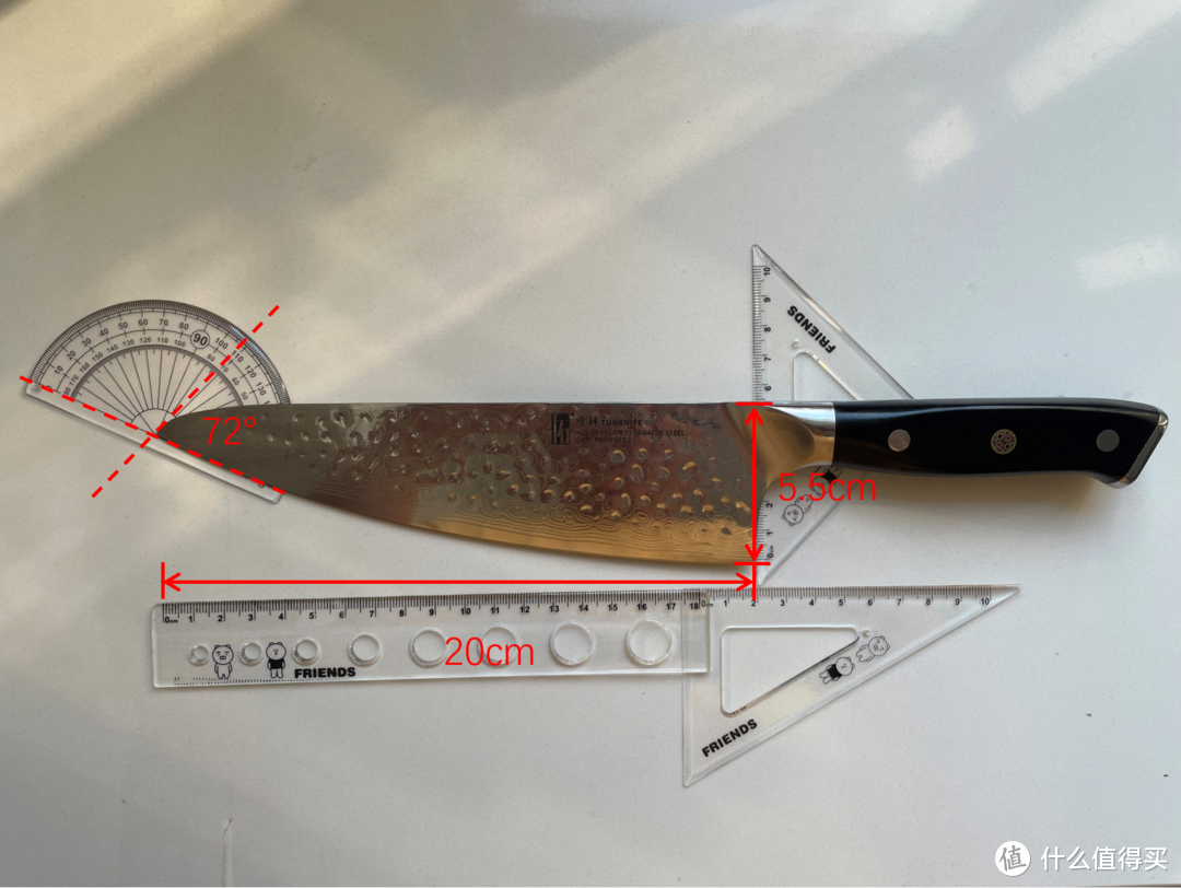 刃角已测量并展示，非管制刀具，合法合规