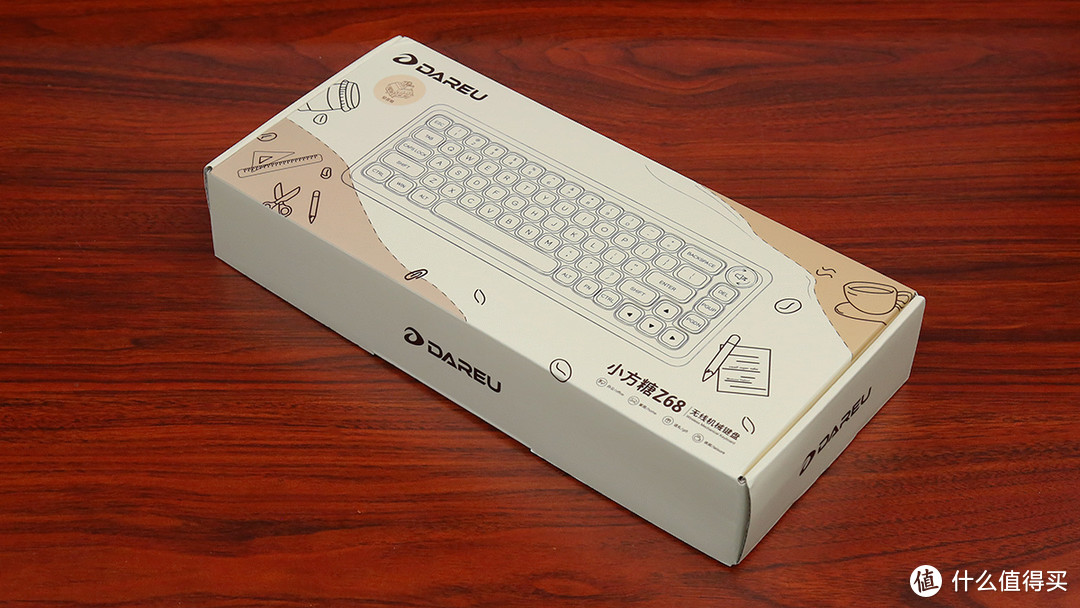 达尔优小方糖Z68三模机械键盘评测：精致又耐看