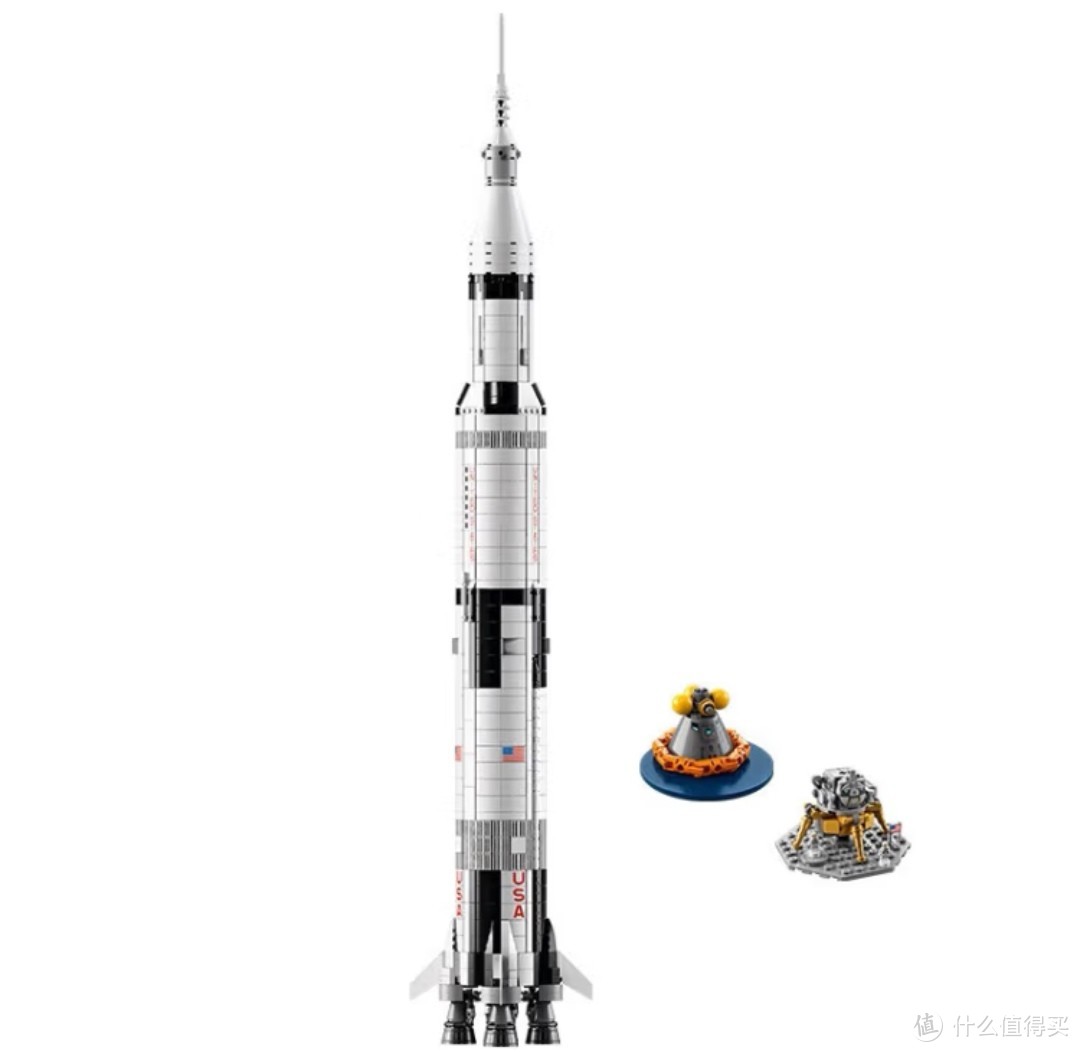 618种草儿童节礼物—乐高（LEGO）积木 92176 NASA阿波罗土星五号火箭