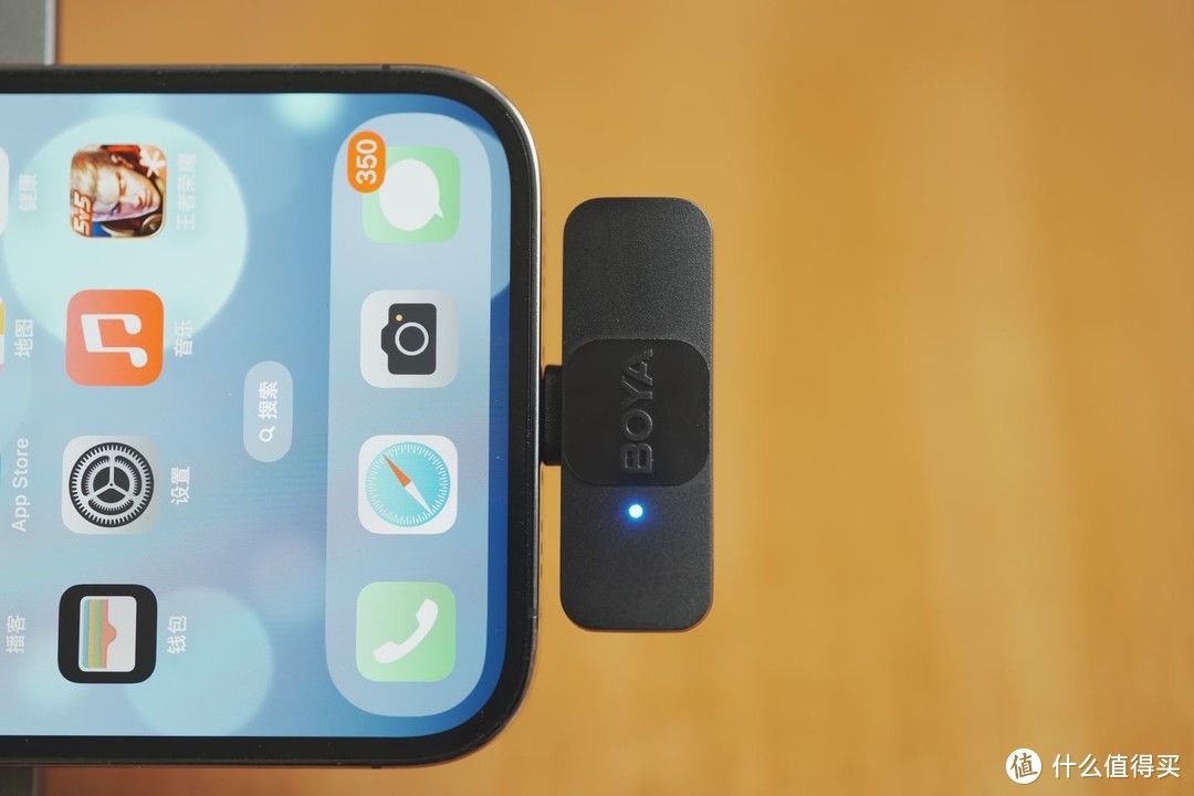博雅BOYA-V1接收器，连接iPhone