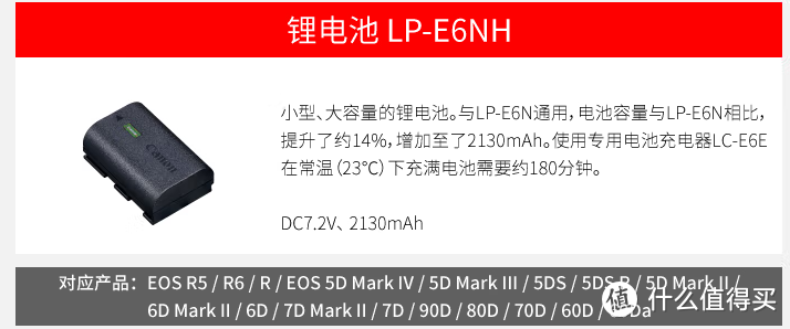 佳能的电池LEP6nh和LPE6n还有LPE6有什么区别？