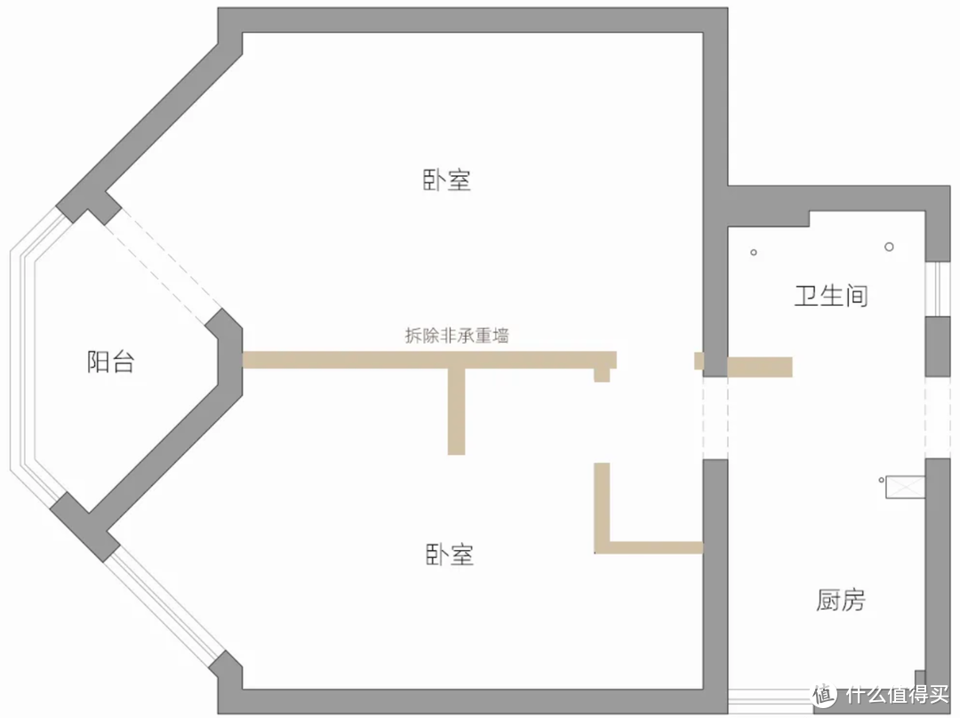 明明是65㎡的丑户型，却硬是挤出了超强收纳，太让人佩服了