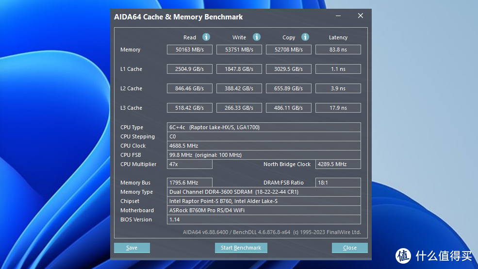 跑分167万，13490F+华擎B760M+RTX4060Ti甜品级装机分享