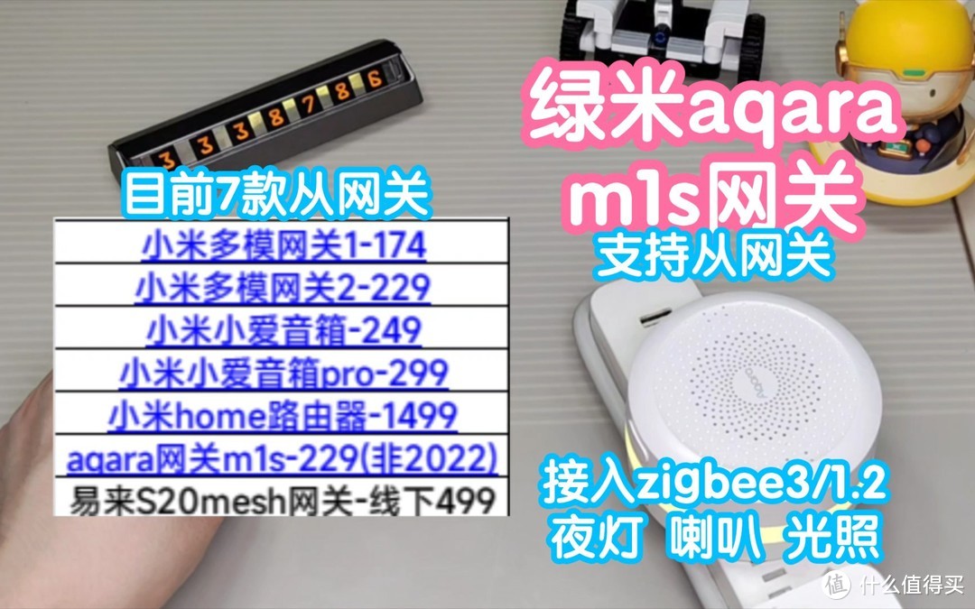 绿米aqara网关m1s开箱体验。不仅接入米家，还支持做中枢的从网关啦，目前共7款，再接再厉，早日破10