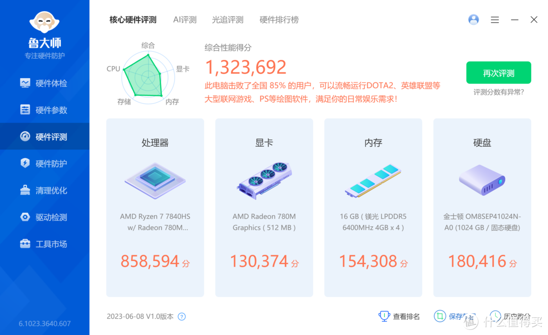 显卡能跑到13万不错了