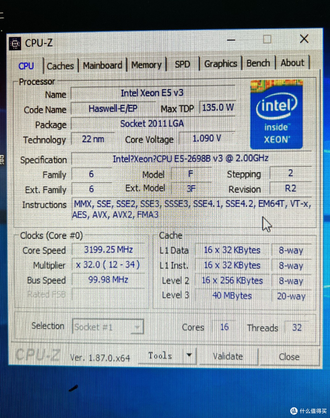 百元鸡血英特尔e52698bv3隐藏款cpu