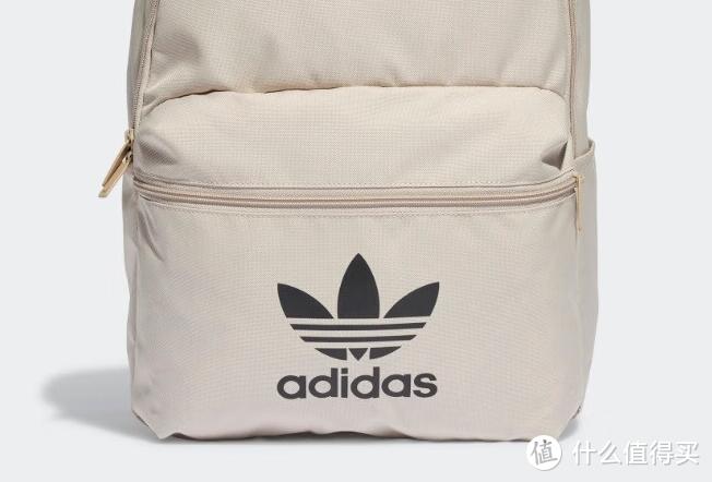 通勤、旅行必备，adidas三叶草大空间双肩包!