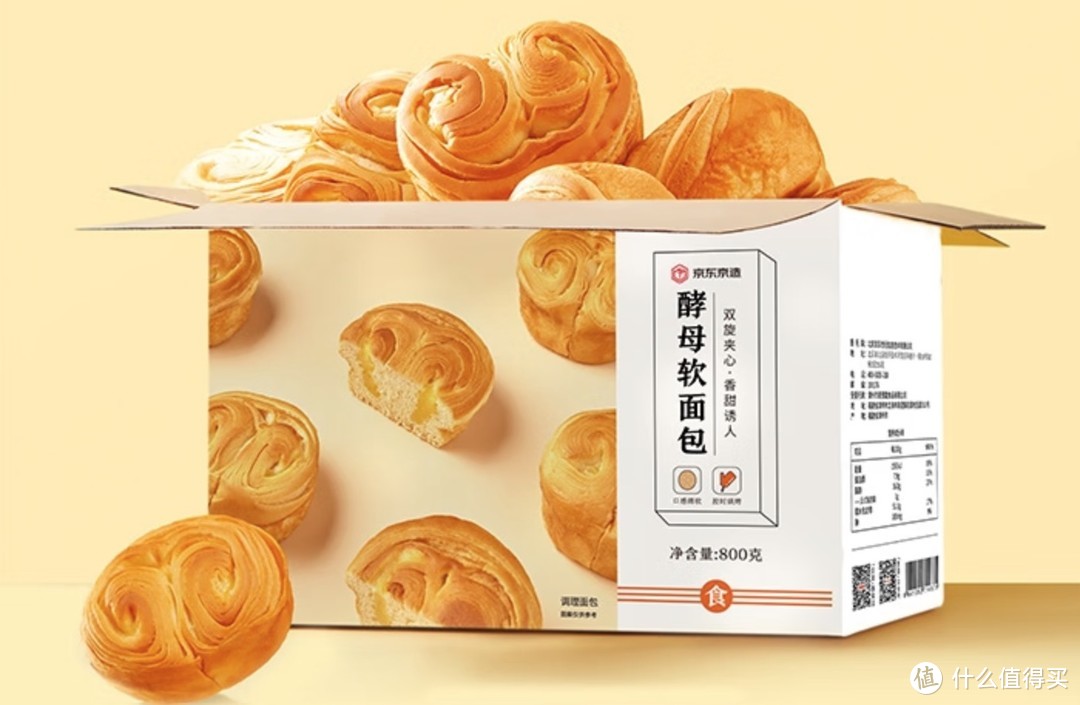 京东京造 酵母软面包
