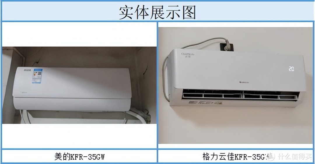 卧室壁挂式细节PK：高性价比美的KFR-35GW对比节能格力云佳KFR-35GW谁更值！